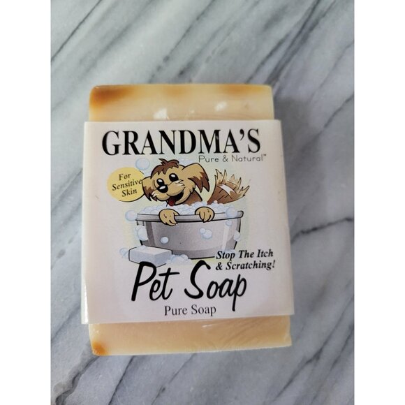 Grandma’s Pet Soap Pure and Natural Stop The Itching - Picture 1 of 6
